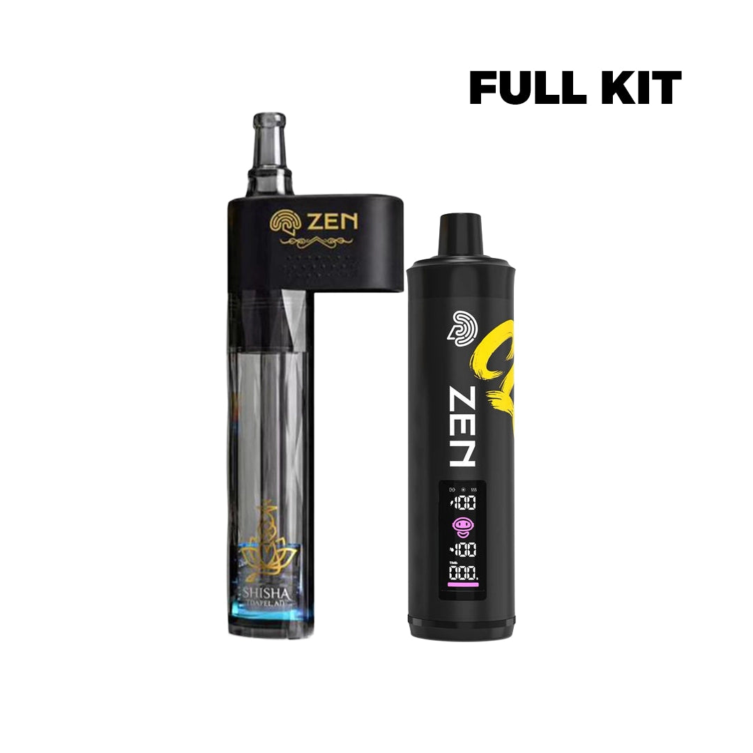 Zen Cloud Mini Shisha full kit box contents