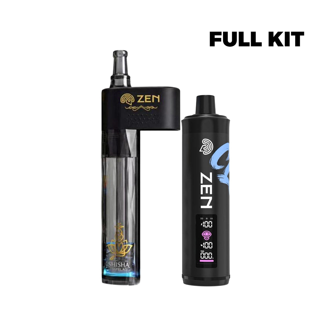 Zen Cloud Mini Shisha kit flavor lineup
