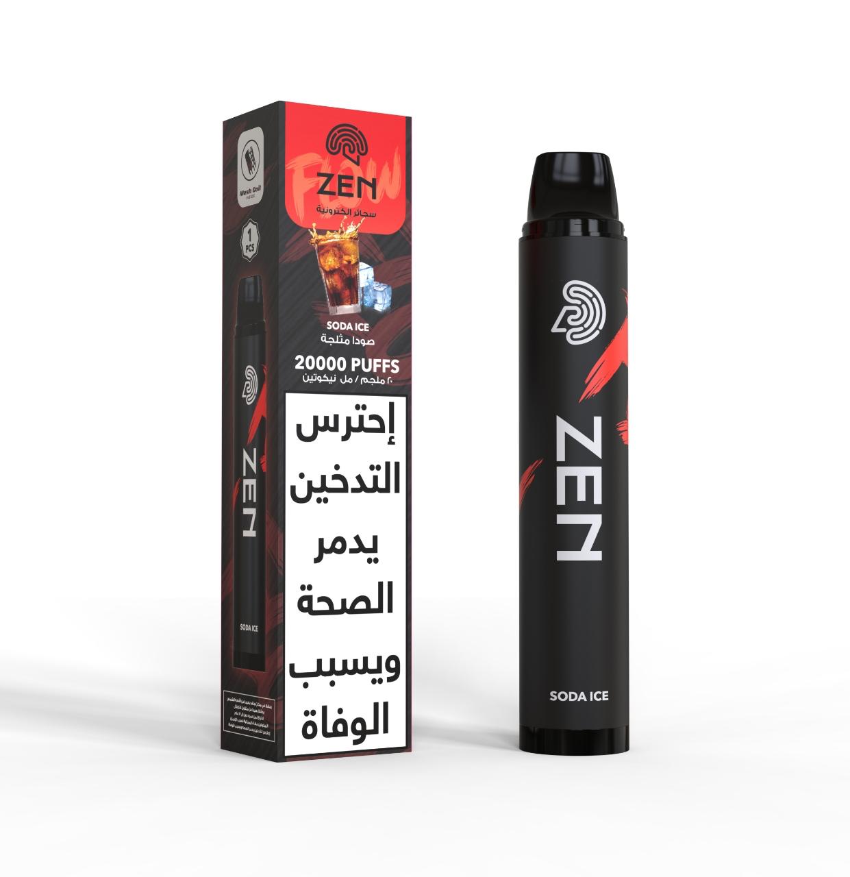 Zen Flow 20,000 puffs vape close-up