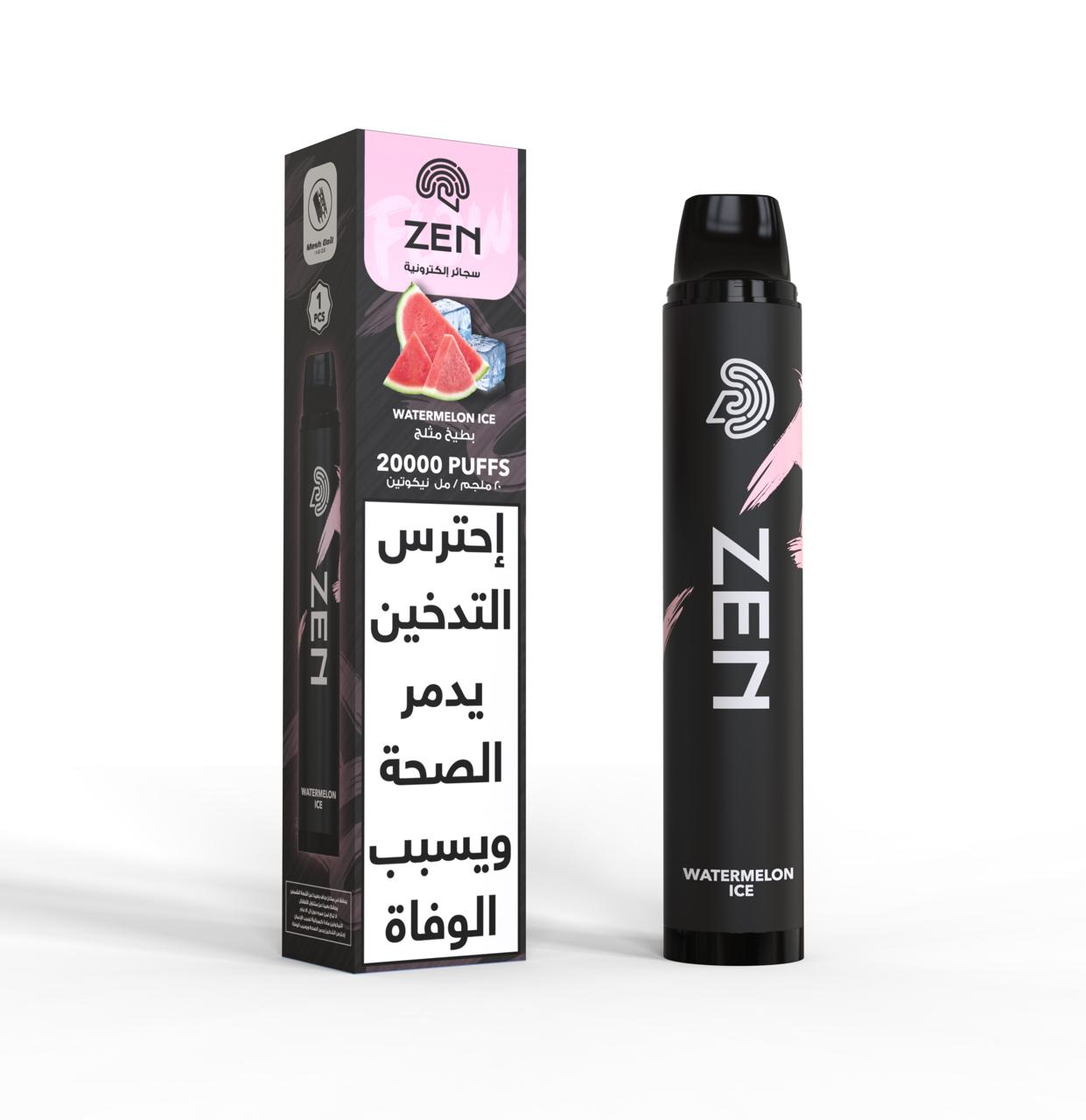 Zen Flow vape device in hand