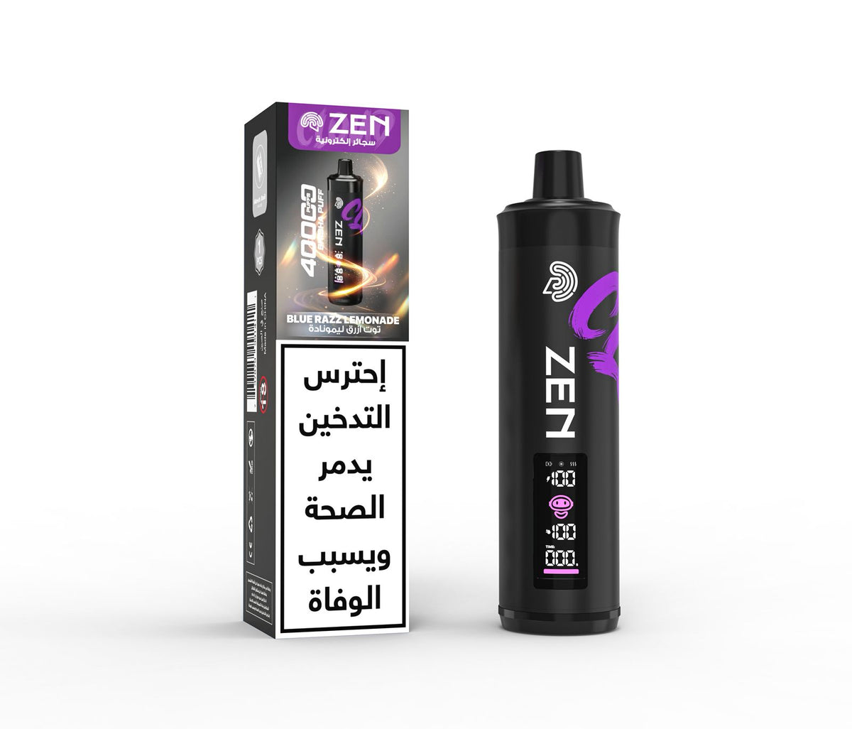 Zen Cloud Mini Shisha flavors display